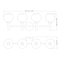 Z-Lite Sutton Vanity, 4-Light, 31.5 In.W x 7 In.L x 10.25 In.H, Brushed Gold/Clear 7502-4V-BG - alternate 7